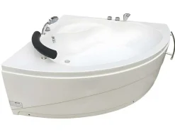 Hoekbad Met Kraan Navona - 263 L - 135 X 135 X H54 Cm