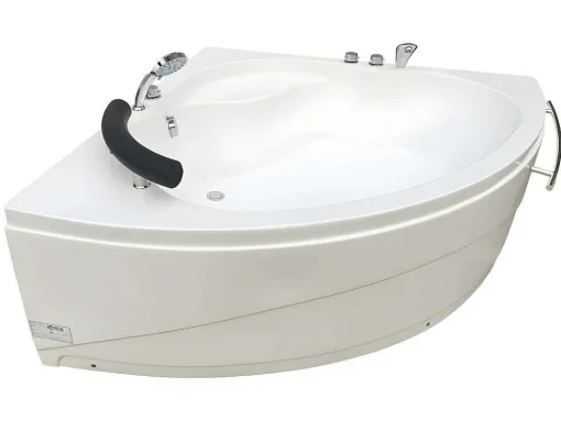 Hoekbad Met Kraan Navona - 263 L - 135 X 135 X H54 Cm