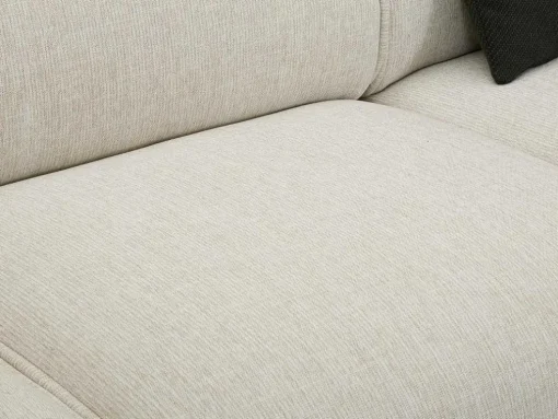 Hoekbank Met Hoek Links Van Beige Stof Damaca