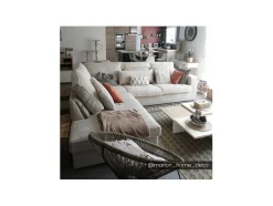 Hoekbank Van Ribfluweel Mondovi - Beige - Hoek Links