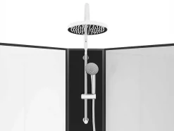 Hoekdouchecabine Met Massagefunctie - L80 X B80 X H225 Cm - Kivora