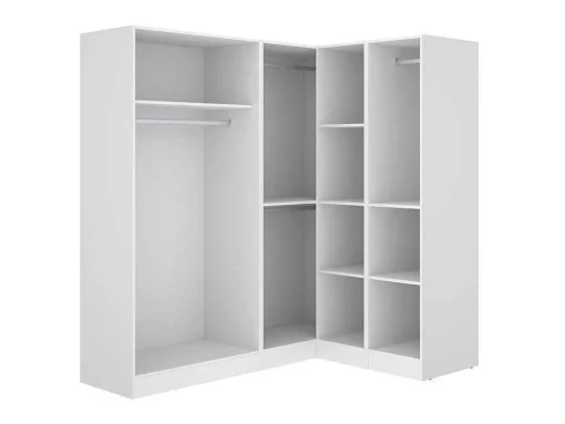 Hoekkast Met 5 Deuren - L173 Cm - Wit - Listowel