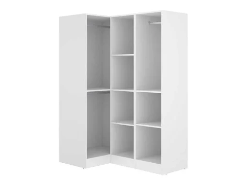 Hoekkast Met 3 Deuren - L132 Cm - Wit - Listowel