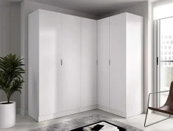Hoekkast Met 5 Deuren - L173 Cm - Wit - Listowel