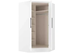 Hoekkast Met 2 Deuren - L101 Cm - Wit - Aurali