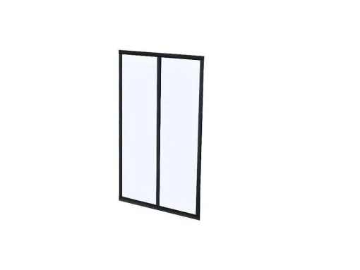 Hoekraam Werkplaats Van Gepoedercoat Aluminium - L120 X B60 X H130 Cm - Zwart - Bayview