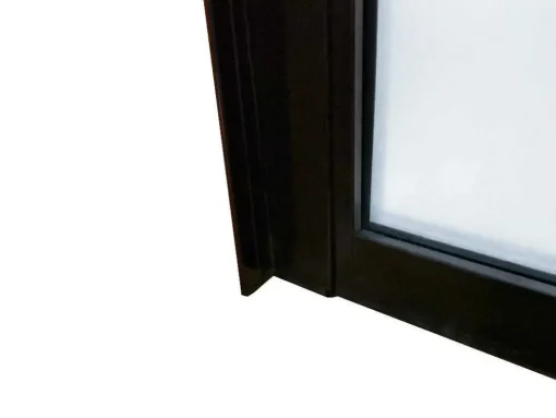 Hoekraam Werkplaats Van Gepoedercoat Aluminium - L120 X B60 X H130 Cm - Zwart - Bayview