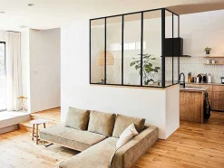 Hoekraam Werkplaats Van Gepoedercoat Aluminium - L120 X B60 X H130 Cm - Zwart - Bayview