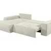 Hoekslaapbank Amelia Van Pascal Morabito - Ribfluweel - Beige - Hoek Links
