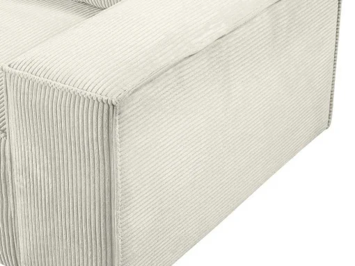 Hoekslaapbank Amelia Van Pascal Morabito - Ribfluweel - Beige - Hoek Links