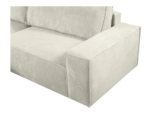 Hoekslaapbank Amelia Van Pascal Morabito - Ribfluweel - Beige - Hoek Links