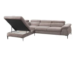 Hoekslaapbank Sepina Van Pascal Morabito - Stof - Taupe - Hoek Links