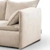 Hoekslaapbank Teodora Van Pascal Morabito - Ribfluweel - Beige - Hoek Links
