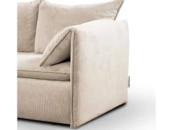 Hoekslaapbank Teodora Van Pascal Morabito - Ribfluweel - Beige - Hoek Links
