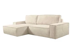 Hoekslaapbank Van Teddy Stof - Beige - Hoek Links - Amelia Van Pascal Morabito