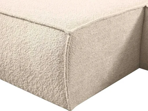 Hoekslaapbank Van Teddy Stof - Beige - Hoek Links - Amelia Van Pascal Morabito