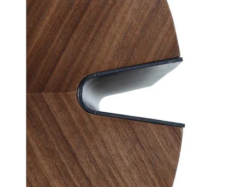 Hoektafel In Notenhout En Zwart Staal 2117 Angel Cerda