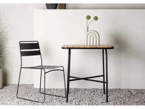 Holmbeck Cafe Tafel 88X70Cm Naturel.