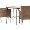 Holmbeck Tuinmeubelset Tafel, 2 Stoelen Naturel.