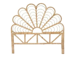 Hoofdbord 140 Cm - Rotan - Naturel - Flosia