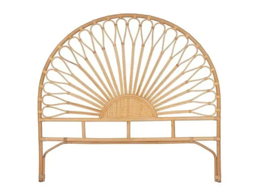 Hoofdbord 140 Cm - Rotan - Natuurlijk - Solia