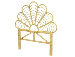 Hoofdbord 110 Cm - Rotan - Naturel - Flosia