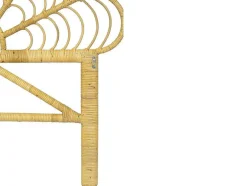 Hoofdbord 110 Cm - Rotan - Naturel - Flosia