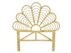 Hoofdbord 110 Cm - Rotan - Naturel - Flosia