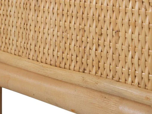 Hoofdbord 140 Cm - Rotan - Natuurlijk - Solia