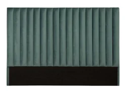 Hoofdeinde Sarah Met Verticale Naden - 160 Cm - Fluweel - Amandelgroen