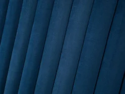 Hoofdeinde Sarah Met Verticale Naden - 140 Cm - Fluweel - Donkerblauw
