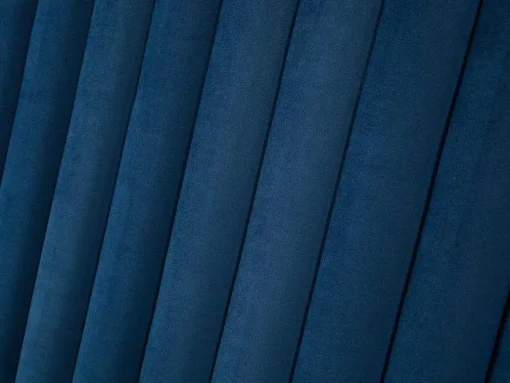 Hoofdeinde Sarah Met Verticale Naden - 140 Cm - Fluweel - Donkerblauw