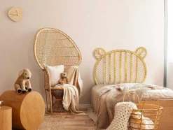 Hoofdeinde Van 90 Cm - Rotan - Kleur: Naturel - Tedyo