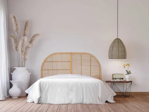 Hoofdeinde Van 160 Cm - Rotan - Naturel - Loneva