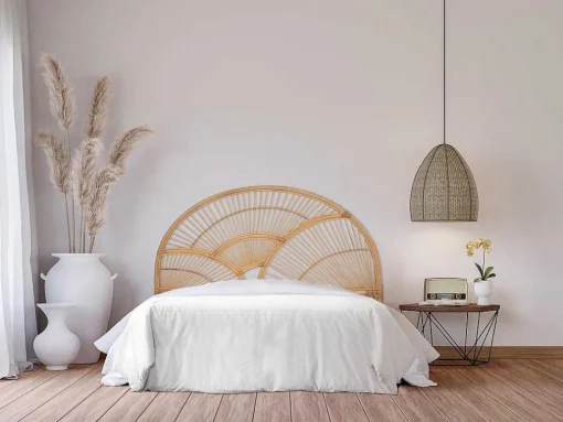 Hoofdeinde Van 160 Cm - Rotan - Naturel - Efela