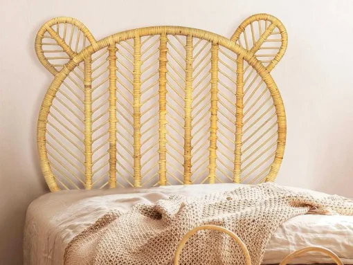 Hoofdeinde Van 90 Cm - Rotan - Kleur: Naturel - Tedyo
