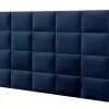 Hoofdeinde Wandpanelen Bartel - 200 Cm - Fluweel - Blauw - Van Pascal Morabito