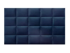 Hoofdeinde Wandpanelen Bartel - 200 Cm - Fluweel - Blauw - Van Pascal Morabito