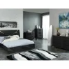 Hoogpolig Tapijt Ecume - Hand Getuft - Zwart En Wit - 160 X 230 Cm