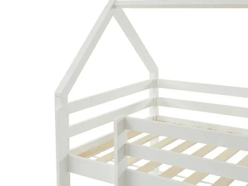 Hoogslaper 90 X 190 Cm - Massief Grenen - Wit - Tarzia