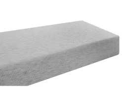 Hoogslaper 90 X 200 Cm Met Bureau, Slaapbank En Opbergruimte - Massief Grenen - Gebleekt + Matras - Goliath Iii