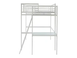 Hoogslaper Casual Ii - 140 X 190 Cm - Met Bureau - Wit