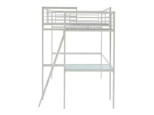 Hoogslaper Casual Ii - 140 X 190 Cm - Met Bureau - Wit
