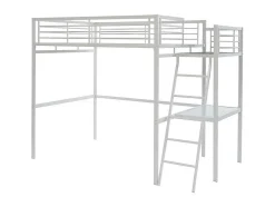 Hoogslaper Casual Ii - 140 X 190 Cm - Met Bureau - Wit