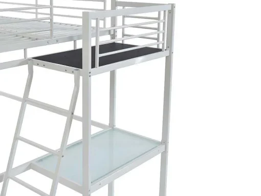 Hoogslaper Casual Ii - 140 X 190 Cm - Met Bureau - Wit