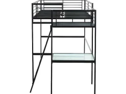 Hoogslaper Casual Ii - Bed 140 X 190 Cm - Bureau - Antraciet