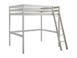 Hoogslaper Gedeon - 140 X 190 Cm - Massief Grenen - Gebleekt