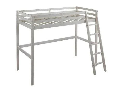 Hoogslaper Gedeon - 90 X 190 Cm - Massief Grenen - Gebleekt