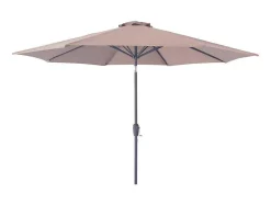 Houston Parasol O300Cm Met Kantelfunctie, Lift Zandkleurig.