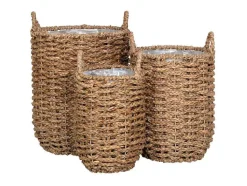 Hue Planten Schuilplaatsen Set Van 3 Stuks. Buitenshuis Naturel.